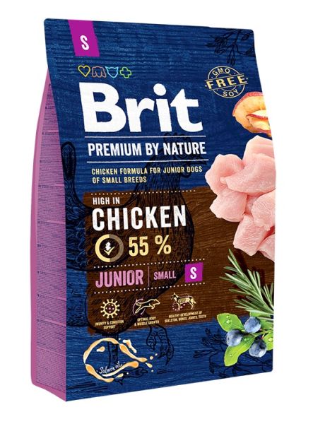 BRIT Premium By Nature Junior Small S Chicken 3 kg