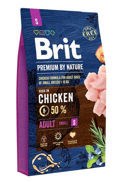 BRIT Premium By Nature Adult Small S Chicken 8 kg