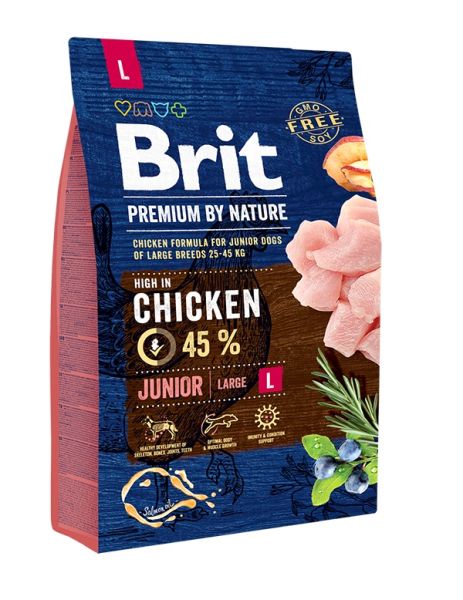 BRIT Premium By Nature Junior Large L Chicken 3 kg