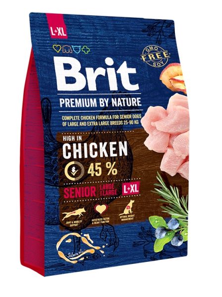 BRIT Premium By Nature Senior Large Extra Large L+XL Chicken 3 kg