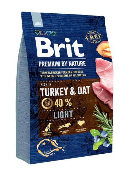BRIT Premium By Nature Light Turkey and Oat 3 kg