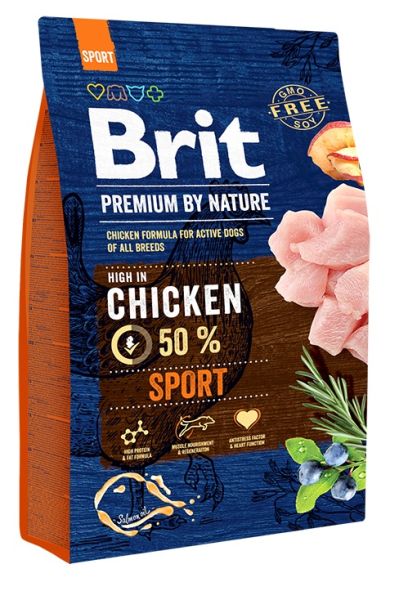 BRIT Premium By Nature Sport Chicken 3 kg