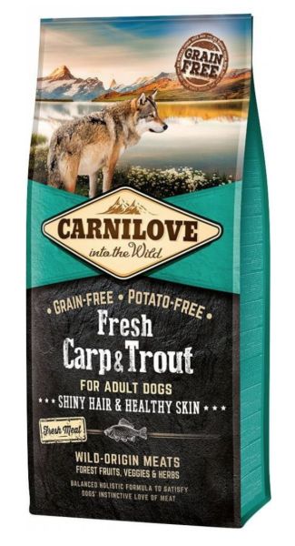 CARNILOVE Adult fresh karp i pstrąg 12 kg