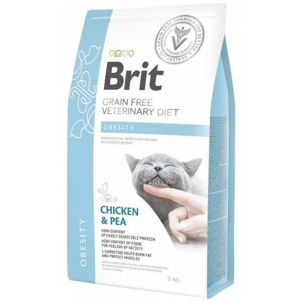 BRIT Veterinary Diets Cat Obesity 2 kg