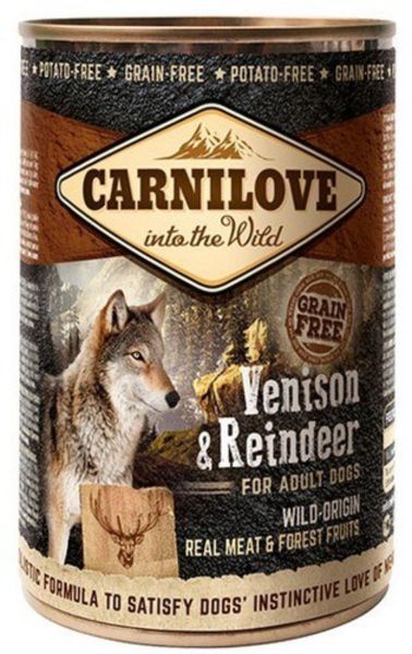 CARNILOVE Wild Meat Vension &amp; Reindeer dziczyzna i renifer 400 g