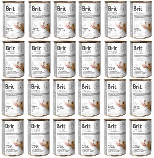 BRIT Veterinary Diet Dog Joint &amp; Mobility karma na stawy dla psa 24x400 g