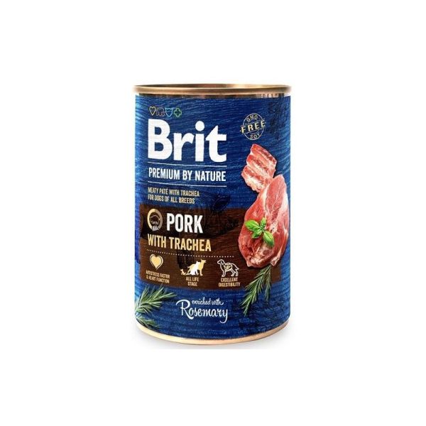 BRIT Premium by Nature 400 g z wieprzowiną i przełykami dla psa