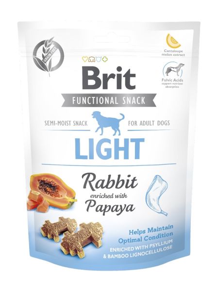 BRIT Care dog Functional snack light rabbit 150 g niskokaloryczne przysmaki z królikiem