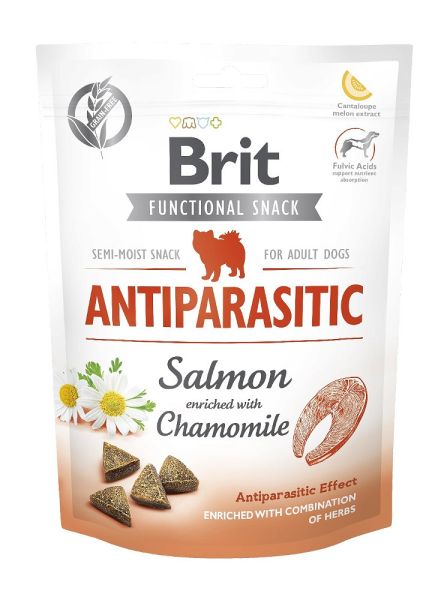 BRIT Care Dog Functional snack Antiparasitic 150g przysmak z łososiem przeciw pasożytom