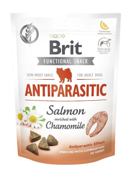 BRIT Care Dog Functional snack antiparasitic 150 g przysmaki z łososiem przeciw pasożytom