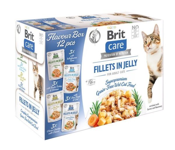 BRIT Care Cat Flavour Box in Jelly 12x85g mix smaków w galaretce