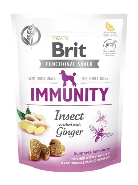 BRIT Care Dog Functional Snack immunity insect 150 g przysmak dla psów z owadami na odporność