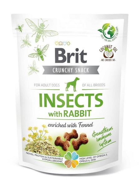 BRIT Care Dog Crunchy Crakcer Insect &amp; Rabbit 200 g