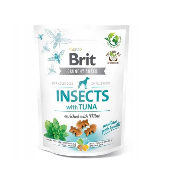 BRIT Care Dog Crunchy Cracker Insect&amp;Tuna 200 g chrupiące przysmaki z insektami i tuńczykiem