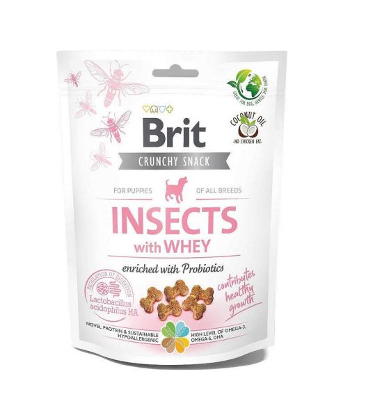 BRIT Care Dog Crunchy Cracker Puppy Insect 200 g przysmaki z insektami dla szczeniąt