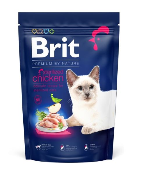 BRIT Cat Premium by Nature Sterilised chicken 1,5 kg