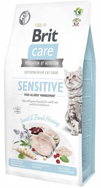 BRIT Care Grain-free Insect&amp;herring sensitive 7 kg karma z insektami dla kota