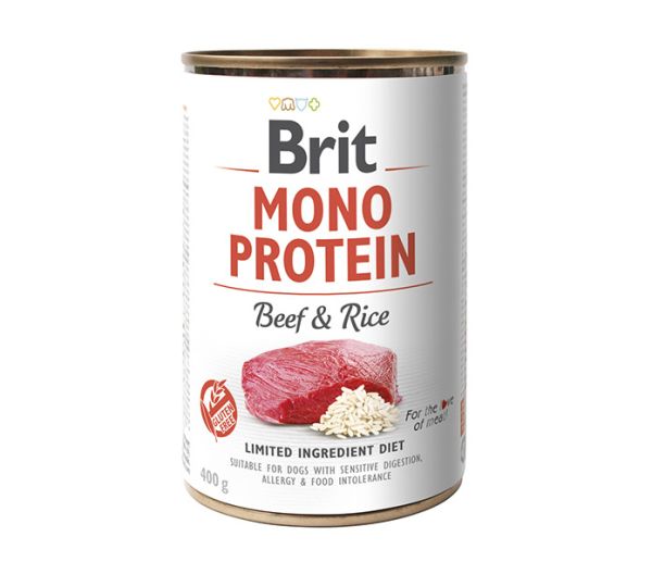 BRIT Mono Protein Beef & Rice 400 g monoproteinowa karma wołowina i ryż