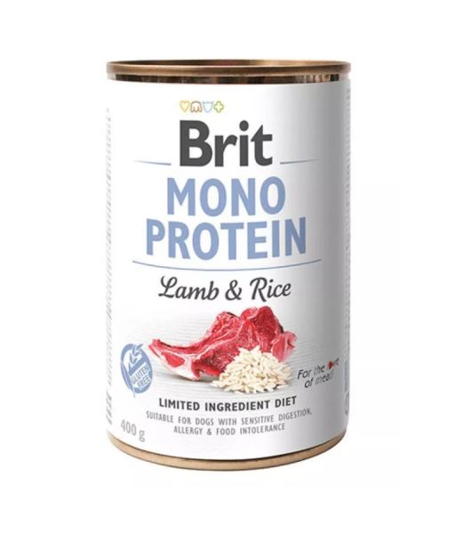 BRIT Mono Protein Lamb &amp; Rice 400 g monoproteinowa karma jagnięcina i ryż