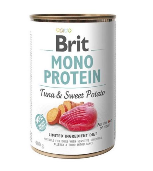 BRIT Mono Protein Tuna & Sweet Potato 400 g monoproteinowa karma tuńczyk i batat