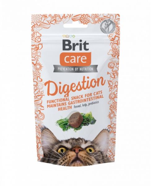 BRIT Care Cat Snack Digestion przysmak na układ pokarmowy dla kota 50 g