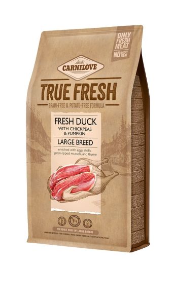 CARNILOVE True Fresh Duck Large breed dla psów dużych ras 4 kg