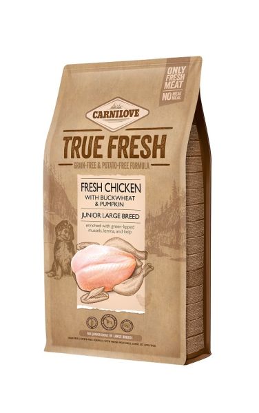 CARNILOVE True Fresh Chicken Junior Large breed dla szczeniąt dużych ras 4 kg