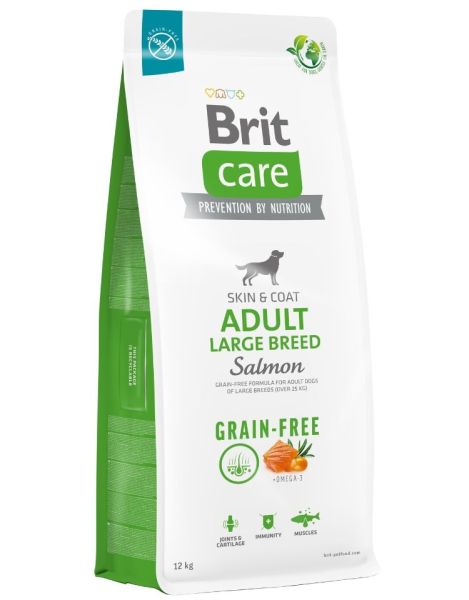 BRIT Care Grain-free Adult Large Breed Salmon 12kg bezzbożowa karma dla psów dużych łosoś