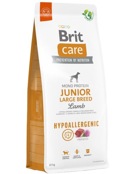 BRIT Care Hypoallergenic Junior Large Breed z jagnięciną 12 kg