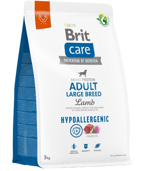 BRIT Care Hypoallergenic Adult Large Breed z jagnięciną 3 kg
