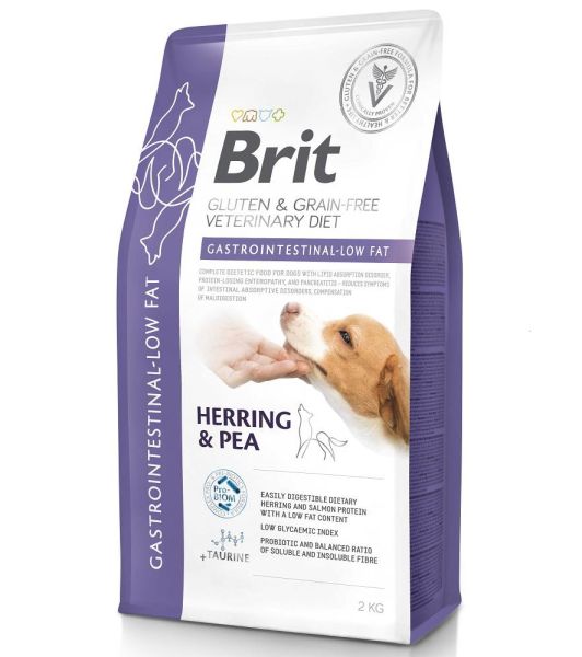 BRIT Grain Free Veterinary Diets Dog Gastrointestinal Low Fat 2 kg
