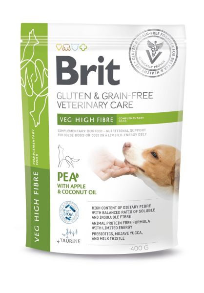 BRIT Veterinary Care Gluten and Grain Free Veg High Fibre 400g wegetariańska uzupełniająca karma dla psów