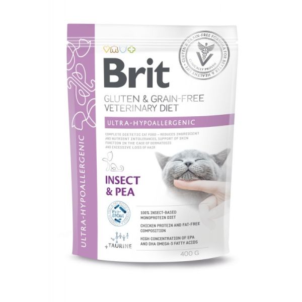 BRIT Veterinary Diet Cat Gluten Grain free Ultra-Hypoallergenic 400 g