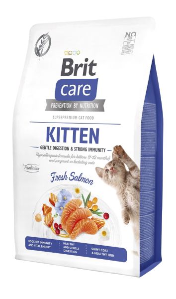 BRIT CARE Grain-Free Kitten Immunity 7 kg z łososiem