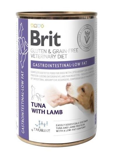 BRIT Grain Free Veterinary Diets Gastrointestinal Low Fat 400 g tuńczyk z jagnięciną