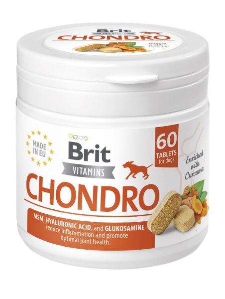 BRIT Vitamins Chondro 120g (60tabl.) preparat dla psów wspierający mobilność, kościec i stawy