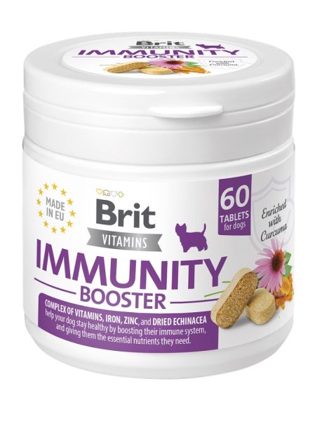 BRIT Vitamins Immunity Booster 120g (60tabl.) preparat dla psów wspierający naturalną odporność