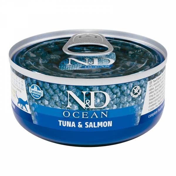 FARMINA N&amp;D Ocean Cat Tuna, salmon 70 g