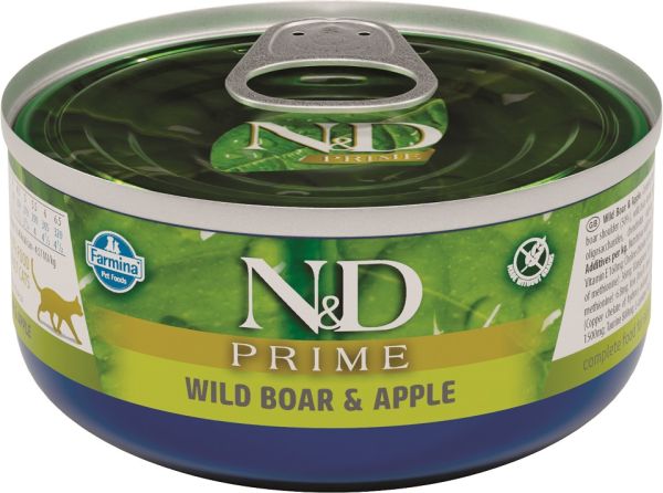 FARMINA N&amp;D Cat prime boar &amp; apple 70 g