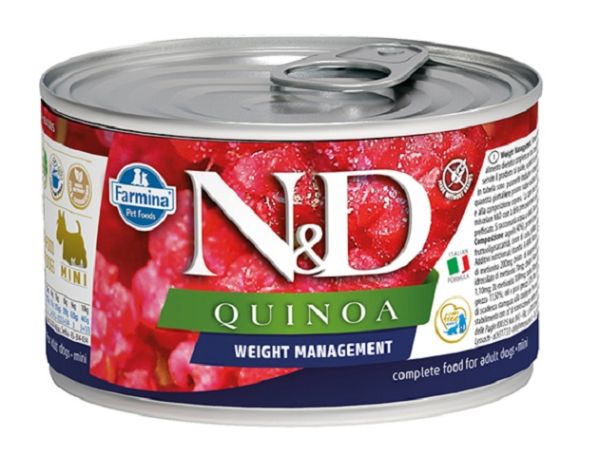 FARMINA N&amp;D Quinoa Dog Weight Management 140 g jagnięcina dla psów z nadwagą