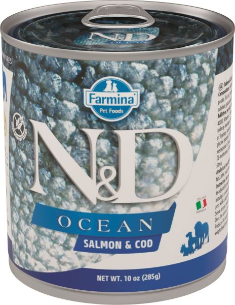 FARMINA N&amp;D Ocean Dog salmon &amp; codfish 285 g