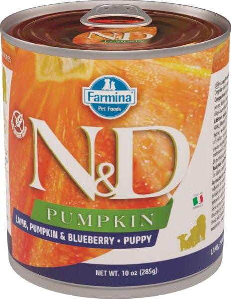 FARMINA N&amp;D Pumpkin Puppy lamb &amp; blueberry 285 g