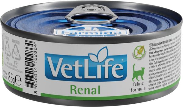 FARMINA VET Life natural diet cat renal 85 g