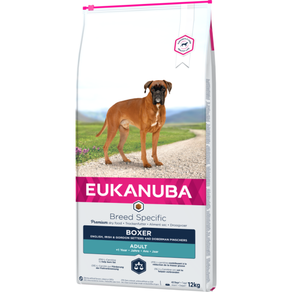 EUKANUBA Adult Breeds Specific Boxer Chicken 12 kg