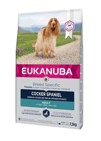 EUKANUBA Adult Breeds Specific Cocker Spaniel Chicken 7.5 kg
