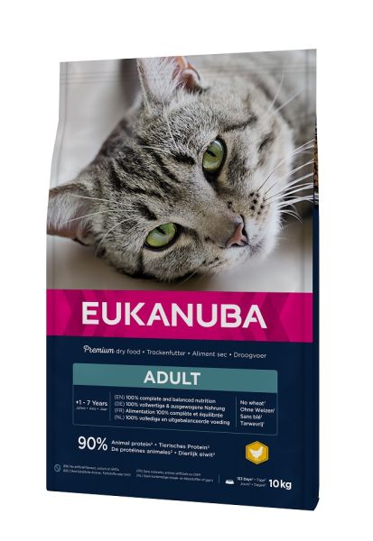 EUKANUBA Cat Adult All Breeds Top Condition Chicken &amp; Liver 10 kg