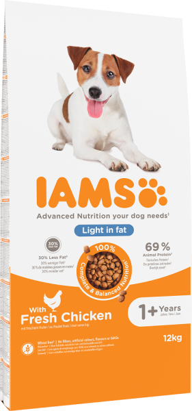 IAMS ProActive Health Adult Light in Fat for Sterilsed/Overweight dogs Chicken 12 kg