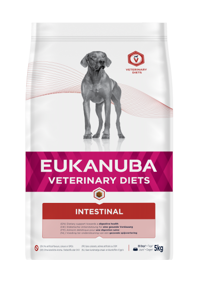 EUKANUBA Veterinary Diets Intestinal Disorders dla psów z zaburzeniami jelitowymi 5 kg