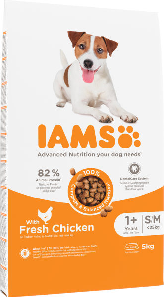 IAMS For Vitality Adult Small &amp; Medium Breed Chicken 5 kg