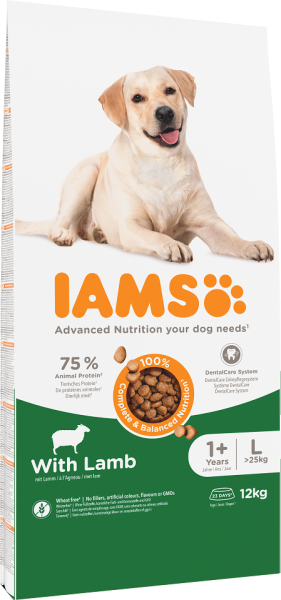 IAMS For Vitality Adult Large Breed Lamb 12 kg